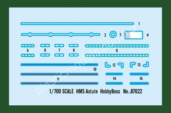 1/700 HobbyBooss 87022 подводная лодка HMS Astute