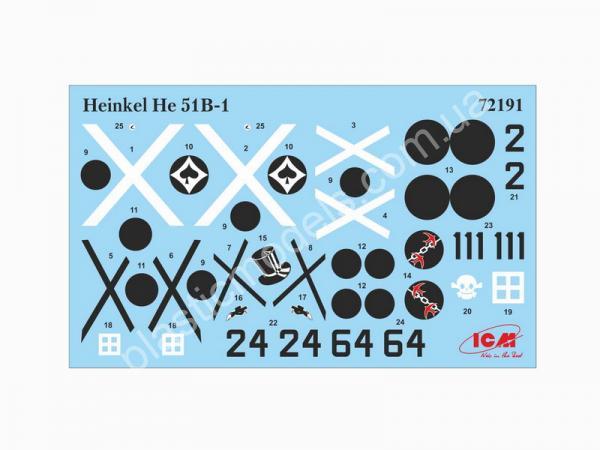 1/72 ICM 72191 Heinkel He 51B-1