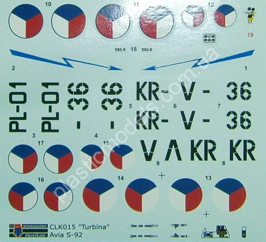 1/72 Kovozavody Prostejov 0015 Avia S-92 “Vlaštovka”