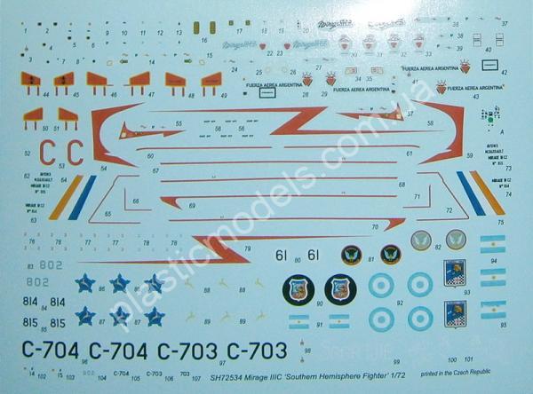 1/72 Special hobby 72534 Mirage IIIC ‘Southern Hemisphere Fighter’