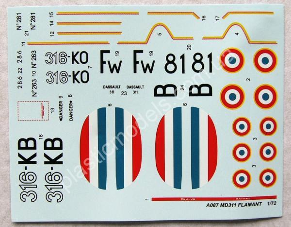 1/72 Azur 087 MD-311 Flamant