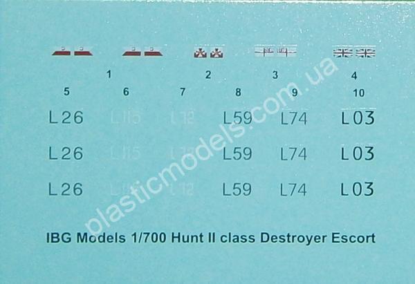 1/700 IBG 70001 ORP Ślązak 1943 Hunt II class destroyer escort