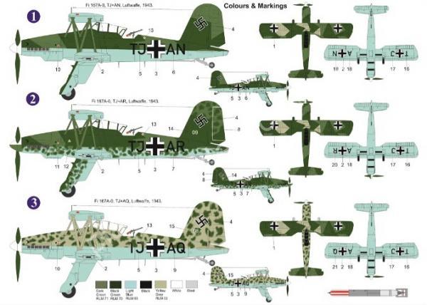 1/72 AZ model 7847 Fieseler Fi 167A-0 “Luftwaffe”
