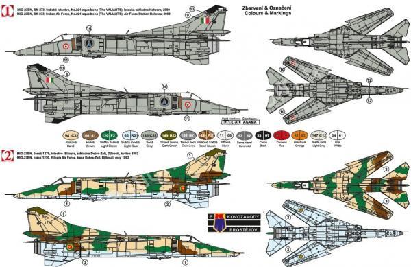 1/72 Kovozavody Prostejov 0096 MiG-23BN International