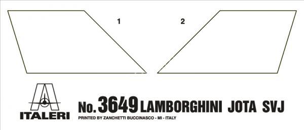 1/24 Italeri 3649 Lamborghini Miura Jota SVJ