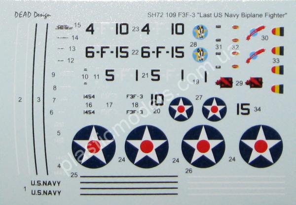 1/72 Special hobby 72109 F3F-3 'Last US NAVY Biplane Fighter'