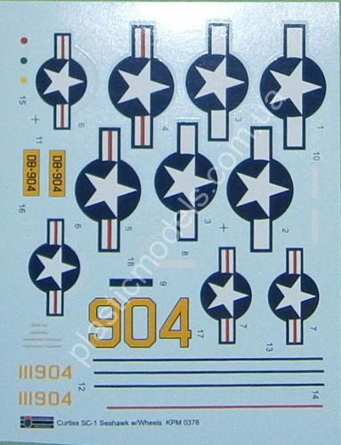 1/72 Kovozavody Prostejov 0375 Curtiss SC-1 