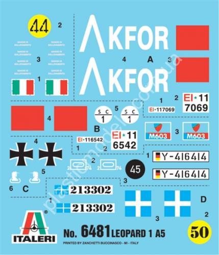 1/35 Italeri 6481 Leopard 1A5