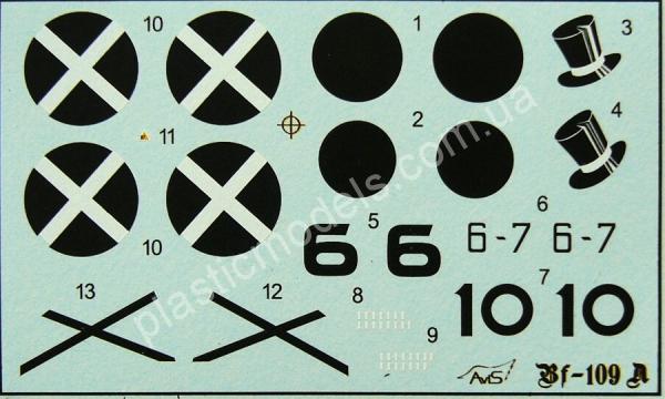 1/72 A-model 72209 fightner Messerschmitt Bf-109A