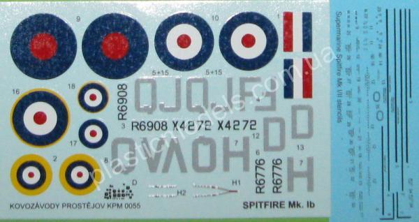 1/72 Kovozavody Prostejov 0055 Supermarine Spitfire Mk.IB