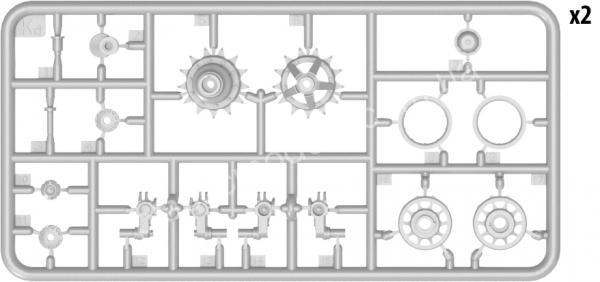 1/35 MiniArt 37060 T-62 Wheels Set