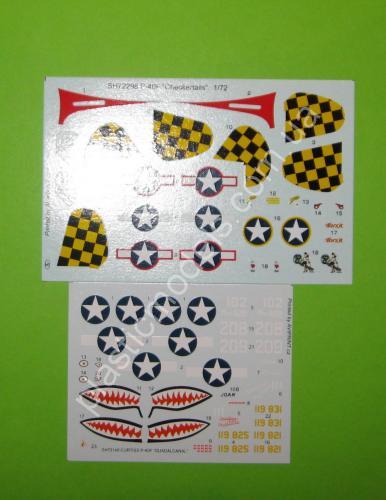 1/72 Special hobby 72298 P-40F Warhawk 'Checkertails'