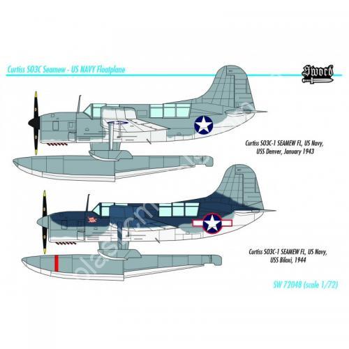 1/72 Sword 72048 Curtiss S03C Seamew