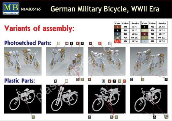 1/35 Master Box 35165 German Military Bicycle