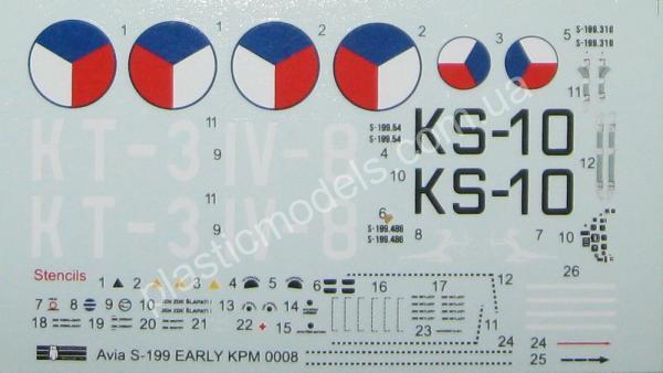 1/72 KPM 0008 Avia S-199 Erla/Early