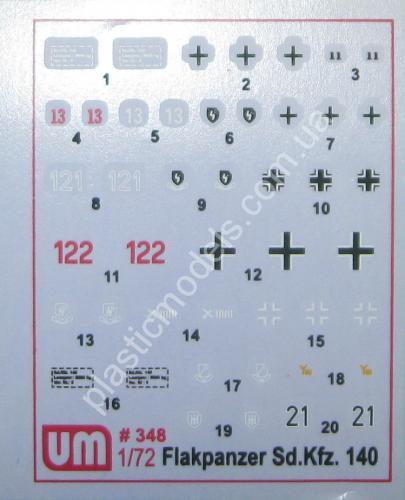 1/72 UM 348 Antiaircraft Sd.Kfz. 140