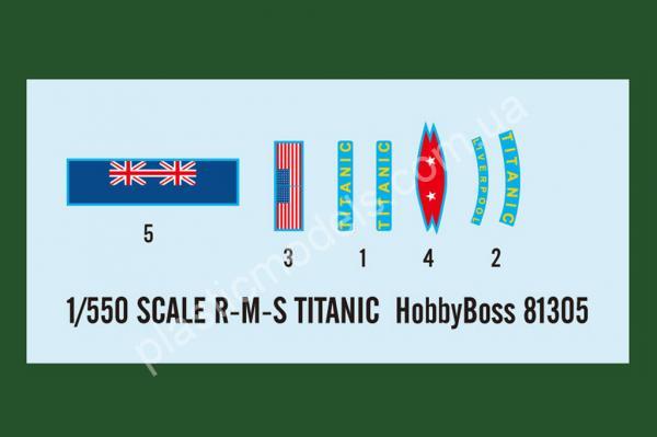 1/550 HobbyBooss 81305 R.M.S. Titanic