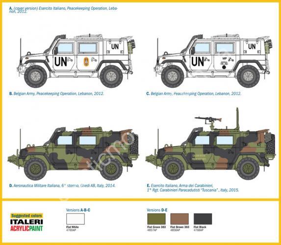 1/35 Italeri 6535 LMV Lince UNITED NATIONS