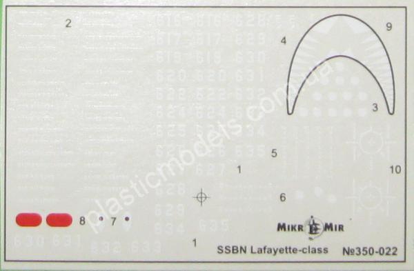 1/350 Mikro Mir 350-027 SSBN Daniel Webster