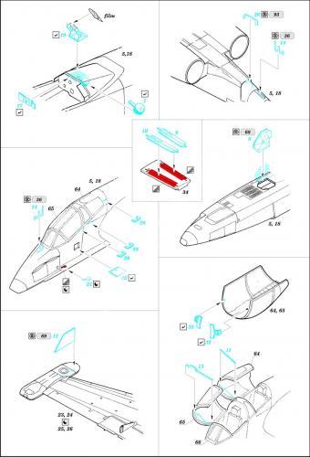 1/72 Photo etched ART-model 7216 Su-25 UB 
