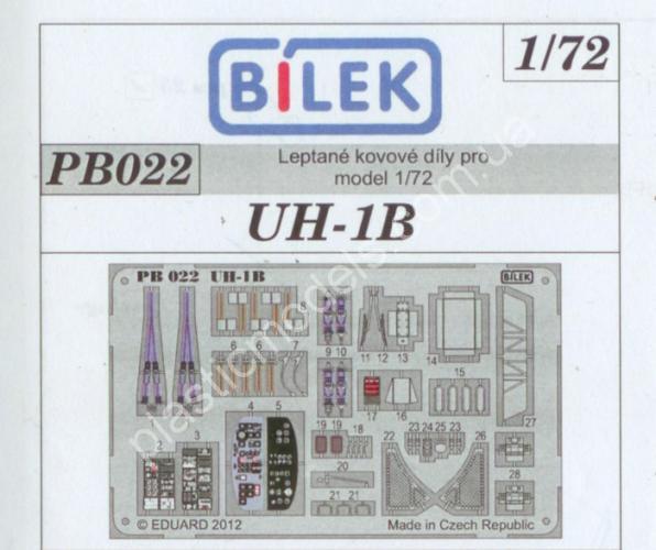 1/72 Bilek pb 022 Photo etched UH-1B