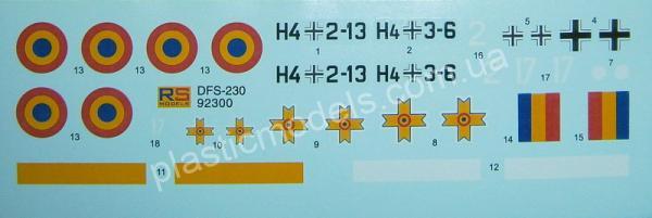 1/72 RS models 92300 DFS-230 - Luftwaffe Glider