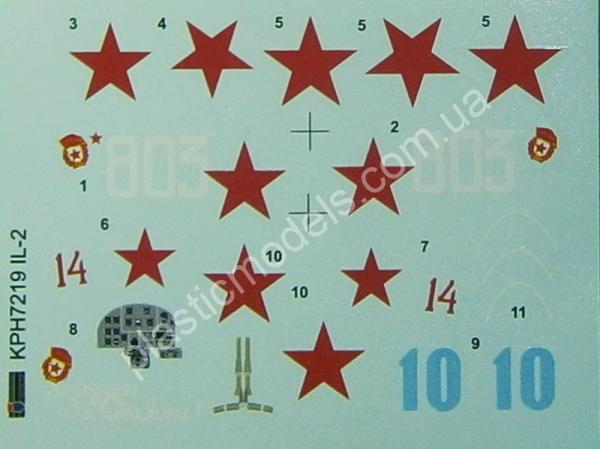 1/72 Kovozavody Prostejov 7219 Ilyushin IL-2 „Interim Guners Station“