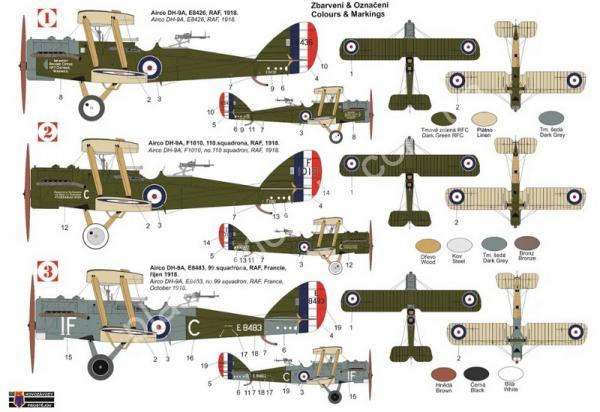 1/72 Kovozavody Prostejov 0311 Airco DH-9A „RAF“