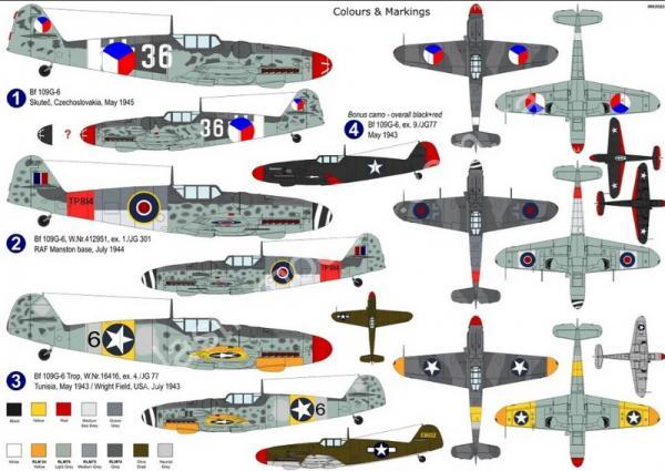 1/72 AZ model 7818 Messerschmitt Bf 109G-6 „Captured“