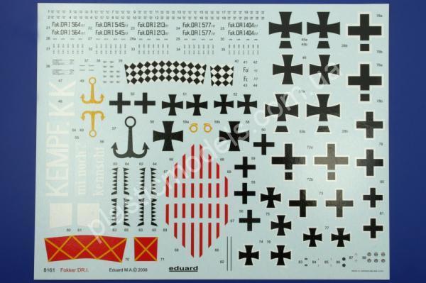 1/48 Eduard 8161 Fokker Dr.I DUAL COMBO