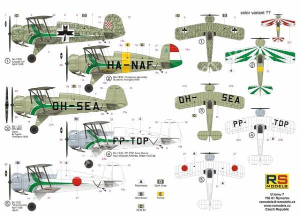1/72 RS models 92222 Bücker 133 C 