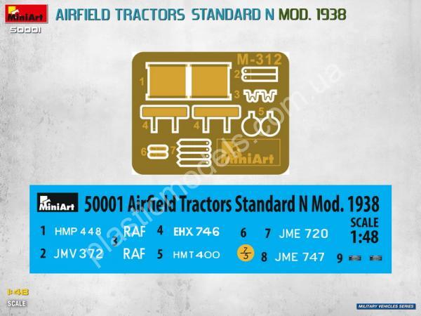 Airfield Tractors Standard N Mod. 1938 1/48 MiniArt 50001