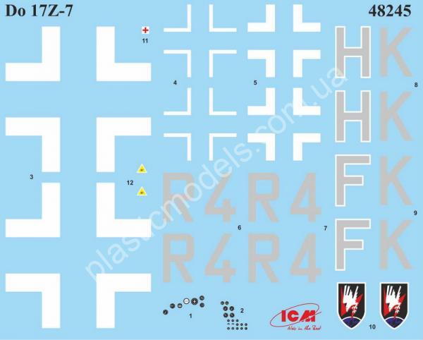 1/48 ICM 48245 Do 17Z-7, WWII German Night Fighter