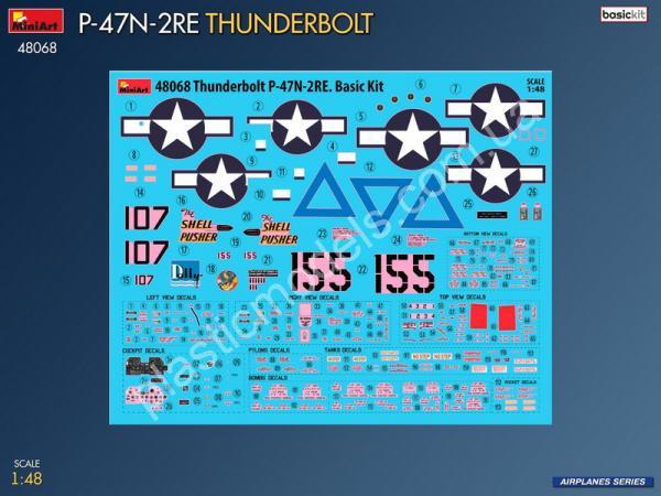 Republic P-47N-2RE Thunderbolt (Basic Kit) 1/48 MiniArt 48068
