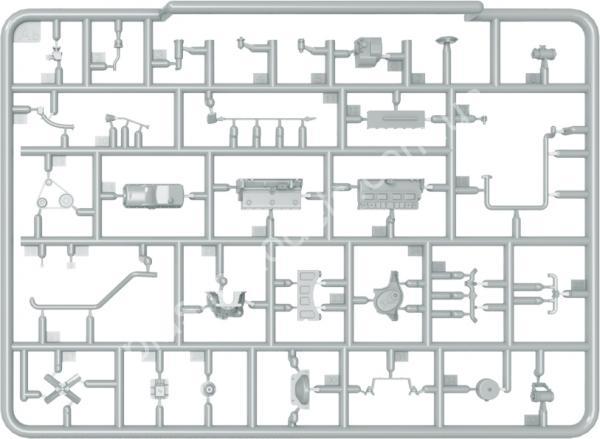 1/35 MiniArt 35232 T-60 late series, screened (Gorky Automobile Plant). Interior kit