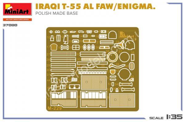 1/48 MiniArt 37080 Iraqi T-55 Al Faw/Enigma. Polish Made Base