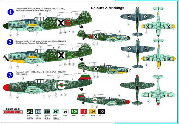 1/72 AZ model 7632 Messerschmitt Bf-109G-6 'Bulgarian AF'