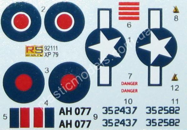 1/72 RS models 92111 XP-79 Flying Ram