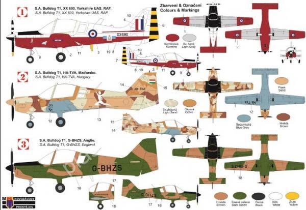 1/72 Kovozavody Prostejov 0399 S.A. Bulldog T.1