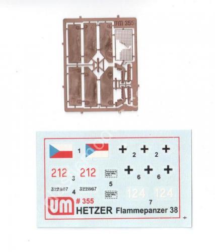 1/72 UM 355 Fire-thorowing tank flammpanzer 38(t) (Hetzer)