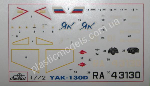1/72 A-model 7293 YAK-130D