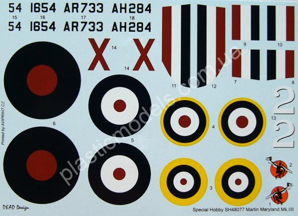 1/48 Special Hobby 48077 Maryland Mk.I/II 