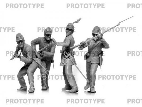 1/35 ICM 35023 American Civil War Union Infantry. Set #2