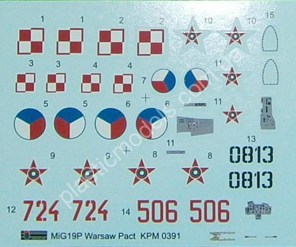 1/72 Kovozavody Prostejov 0391 MiG-19P „Warsaw Pact“
