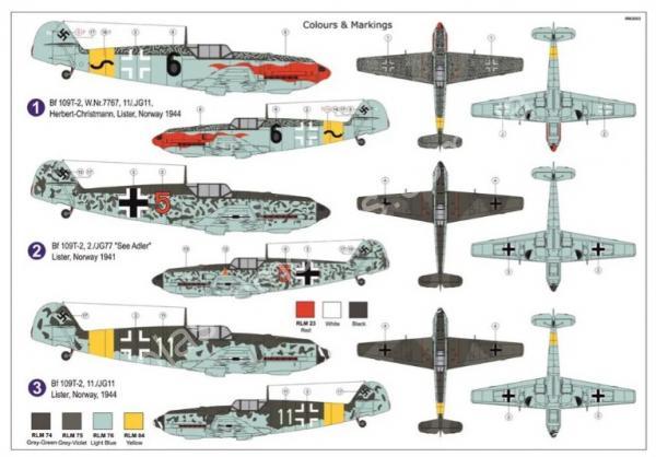 1/72 AZ model 7873 Bf 109T-2 “Toni of Lister base”