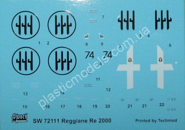 1/72 Sword 72111 Reggiane Re.2000 Falco
