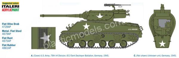 1/35 Italeri 6538 90mm Gun Motor Carriage M36B1