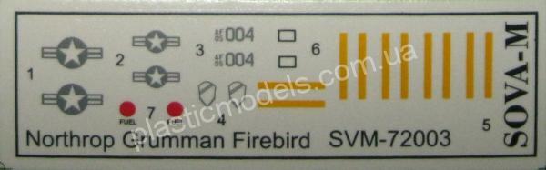1/72 SOVA-M 72003 Northrop Grumman Firebird  Unmanned Aerial Vehicle