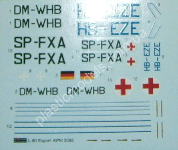 1/72 Kovozavody Prostejov 0383 Let L-60 „Brigadýr“ Export