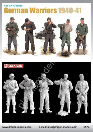 1/35 Dragon 6574 German warriors (1940-41)